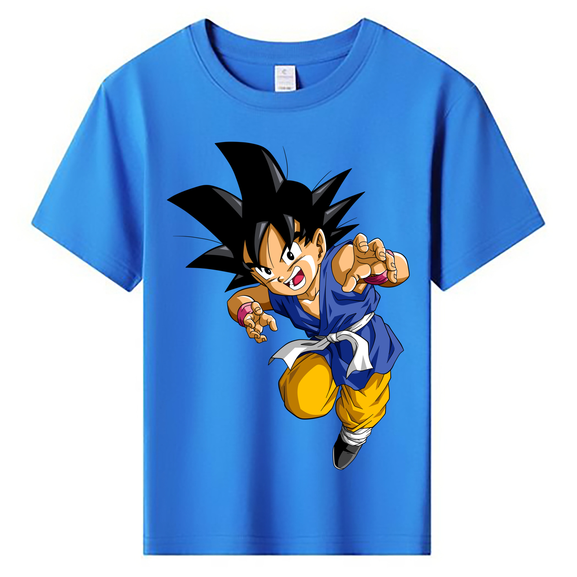 （画像用） ドラゴンボール 孫悟空（そん ごくう）Son Goku カカロット DRAGON BALL Kakarotto 綿100％キッズTシャツ（フロントプリント）